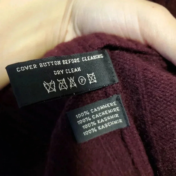 Ralph Lauren Cable-Knit Cashmere Sweater - plum - Picture 7 of 8